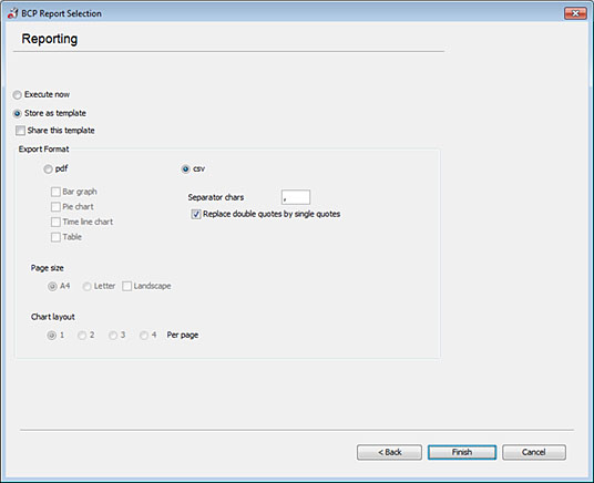 Creating the BCP Report Templates